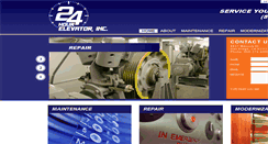 Desktop Screenshot of 24hourelevator.com